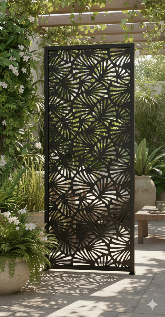 Botanical CNC Panel BOT-23 | Laser Cut DXF File