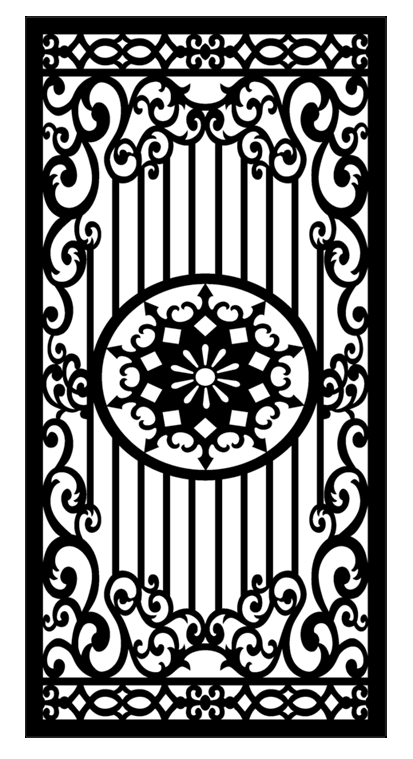 Abstract CNC Panel ABS-38 | Laser Cut DXF File