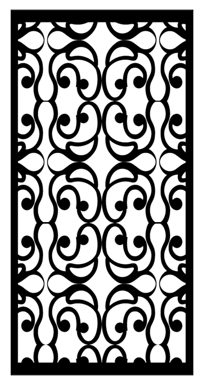 Abstract CNC Panel ABS-39 | Laser Cut DXF File