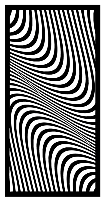 Abstract CNC Panel ABS-42 | Laser Cut DXF File