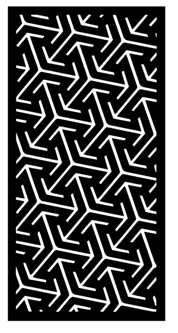 Abstract CNC Panel ABS-43 | Laser Cut DXF File