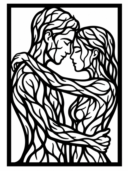 Decorative Metal Wall Art DWF-46 | CNC DXF File
